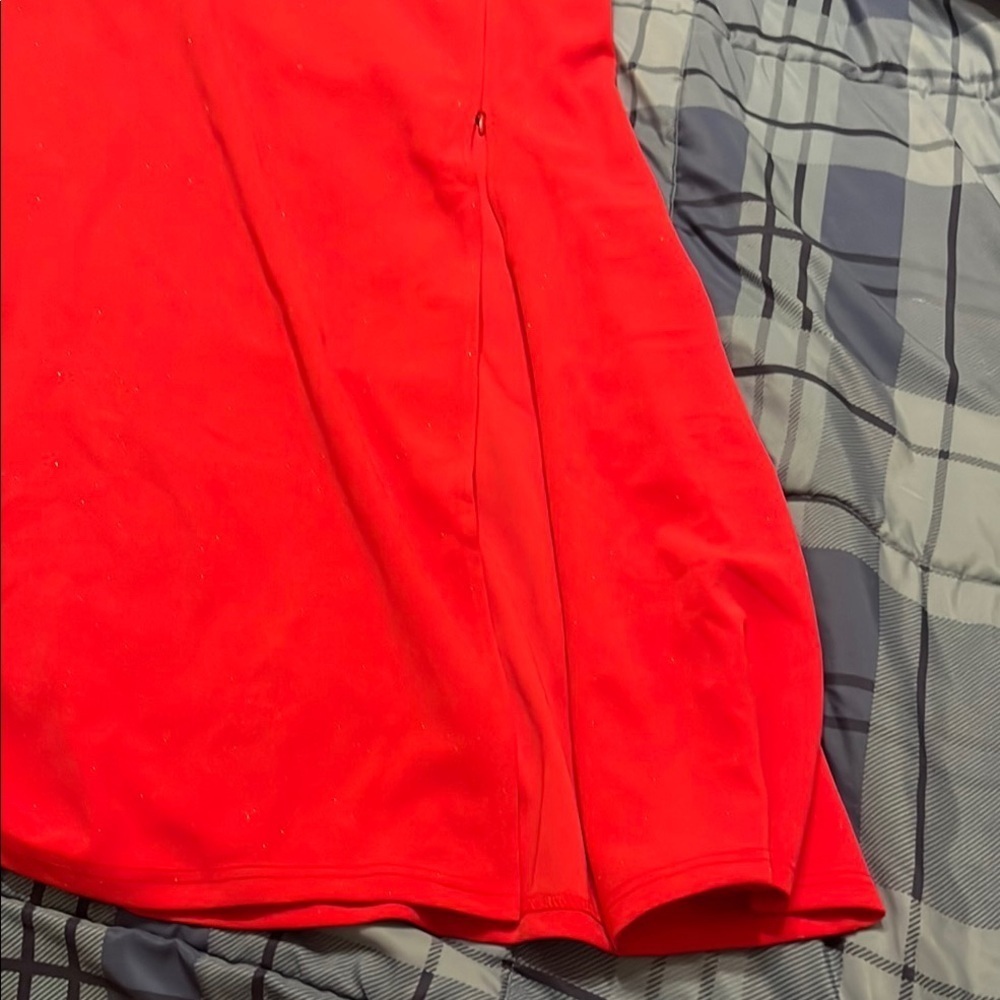 VFshow Red Ruched Bodycon Maxi Dress - Picture 2 of 6